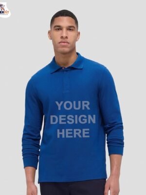 Full Sleeves HoneyComb Polo